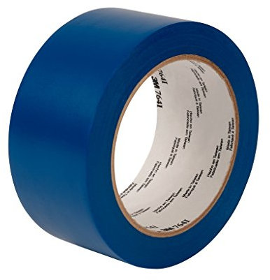 3M Ruban adhésif vinyle 764I, Bleu, 50 mm x 33 m