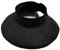 Kuyou Damen Sonnenhut Sport Sunvisor Visor Cap Strohhut Sonnenhut (Schwarz)
