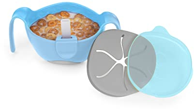 b.box Bol Enfant + Paille | Bol à Snacks 3 en 1 avec Couvercle, Gobelet Avec Paille pour les Balades, à Céréales | Passe au Lave-Vaisselle et au Micro-Ondes | 250 ml