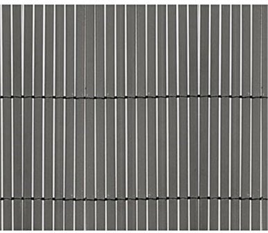 Faura 1x3m - Cañizo de PVC Doble Cara 1600gr/m2 - Gris Antracita | Seleccione LA Medida| Varias Medidas