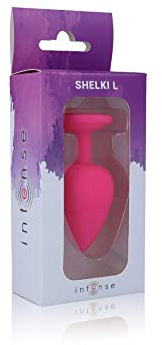 Intense Anal Toys Intense Shelki L Plug Anal Fuchsia 150g