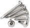 ANSIEDIO Tornillos Autotaladrantes grande cabeza plana de Acero Inoxidable Tornillos Roscachapa Tornillos Autoperforantes Autorroscantes Phillips de Cabeza Redonda, M4.2×16mm,20 pcs