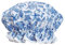 Bodylife Shower Cap Reusable Bath Cap Dual layered Waterproof Blue Lagoon 27cm