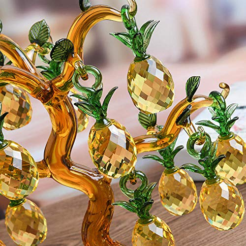 Künstlicher Kristall-Apfelbaum, Kristallglas, Ananas-Baum, Lucky Feng Shui, Rad, Weinschrank, Bücherregal, Dekoration, Ornamente, zum Öffnen, Hochzeitsgeschenk, Basteln, 18 Hänge
