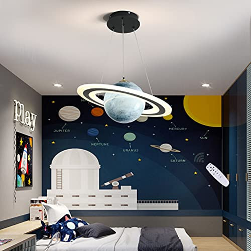 Lampada a sospensione per camera dei bambini LED dimmerabile Lampada a sospensione moderna dal design rotondo per cameretta dei bambini di alta qualità quality Lampada da camera regolabile in altezza