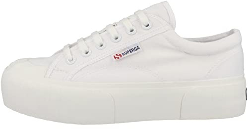 Superga Damen 2631 Stripe Plateau-Sneaker