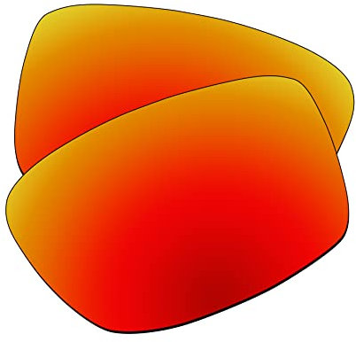 EZReplace Lenses Replacement for Oakley Square Wire 2 2014 OO4075 Sunglasses (Polarized Lenses) - Fits Oakley Square Wire 2 2014 Frame (Fire Red)