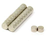 N42 Neodymium Magnet for Arts, Crafts, Model Making, DIY, Hobbies, Office, and Home - 5mm dia x 3mm thick - 0.76kg Pull - Pack of 20