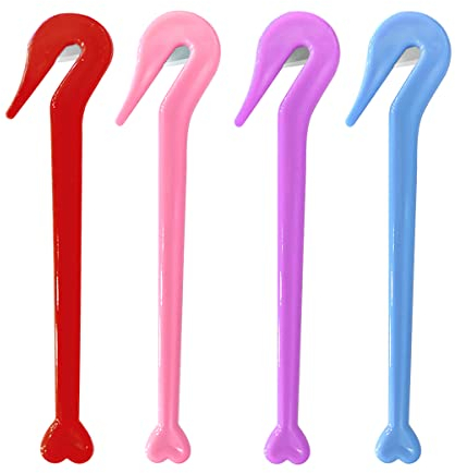 Jagowa 4Pcs Topsy Tail Hair Tools - Portable Ponytail Hair Ring Head Rope Lazy Remover for Kids, Girls & Women (4 Colors)