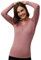 YSABEL MORA 70012 - Camiseta térmica Cuello Pico Mujer Mujer Color: BOMBON Desire Talla: Large