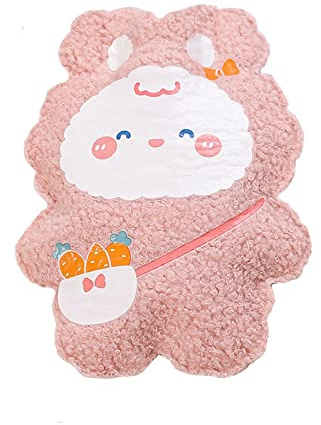 1PCS 350ml Cartoon Plüsch Bär Heißwasserflasche Handwärmer Süßes heißes Wasserbeutel,E