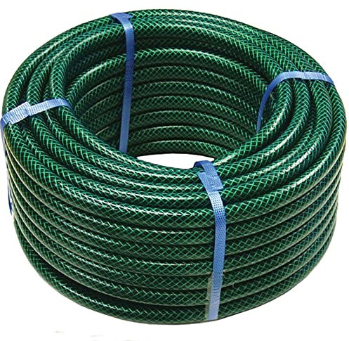 TMZ® Garden Hose Pipe Reel Reinforced Tough Outdoor Water HOSEPIPE Green Quality (100M)