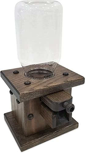 Amish Crafted Süßigkeitenspender aus Holz – Amish handgefertigte Behälter & Aufbewahrung für Gummi oder Erdnüsse – Holzaufbewahrung Gumball Maschine für Kegel oder M&Ms – Müslispender Arbeitsplatte