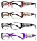 EYEBOGO Kaylee Lunettes de Lecture pour Femme, Lunettes Loupe Femme (4-Paquet, 1.50)