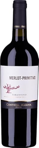 Merlot-Primitivo Tarantino IGT Contessa Marina Apulien Rotwein halbtrocken (1x 0.75l)