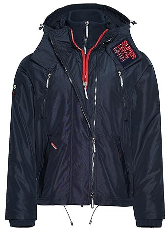 Superdry Herren Mountain Windcheater Jacke, Nordic Chrome Navy, XL
