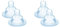 MAM Teats Size 2, Suitable for 2+ Months, MAM Medium Flow Teats with SkinSoft Silicone, Fits All MAM Baby Bottles, Baby Feeding Essentials, Pack of 4