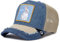 Goorin Bros. Trucker Cap Silky Rabbit Denim Blau, Size:OneSize