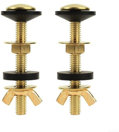 Boulons de WC, réservoir de toilette à cuvette de toilette, kit de fixation d'étanchéité Boulons d'accouplement étroits WC