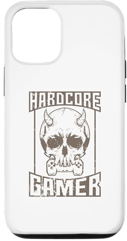 Hülle für iPhone 15 Gamerkopf mit Hörnern und Controller