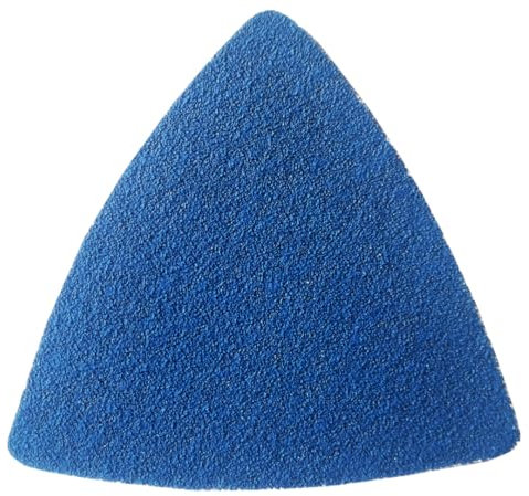 Zirkonkorund Klett-Schleifdreiecke Deltaschleifer, Selbsthaftend Schleifpapier, Schleifblätter 82x82x82mm Korn 40 (50 Stück)