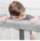 LIZHAYG Baby Rail Cover Protector Baumwolle Krippe Schutz Wrap Rand Sicher Zahnen Schutz Anti-Biss Einfarbig Bett Zaun Leitplanke Schiene Abdeckung Säumen 3 stücke