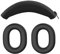 CRGANGZY Silicone Ear Pads Headbeam Cover Soft Earpads Headbeam Sleeve -Scratch Headset Sleeve Replacement for Sony ULT WEAR WH-ULT900N/WH-1000XM3/XM4 (Black)
