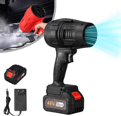 LTDZ Asciugatore per Auto Turbodry, Asciugatore per Auto Portatile Senza Fili, Ventilatore per Autolavaggio Portatile Ad Alta Potenza, Previene Danni alla Vernice