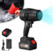 LTDZ Asciugatore per Auto Turbodry, Asciugatore per Auto Portatile Senza Fili, Ventilatore per Autolavaggio Portatile Ad Alta Potenza, Previene Danni alla Vernice,Black