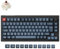 Keychron V1 Max 75% Custom Mechanical Keyboard ISO UK Layout, QMK Wireless Gaming Keyboard with Programmable Knob, Hot-Swappable Gateron Brown Switch with RGB Backlits for Mac Windows Linux