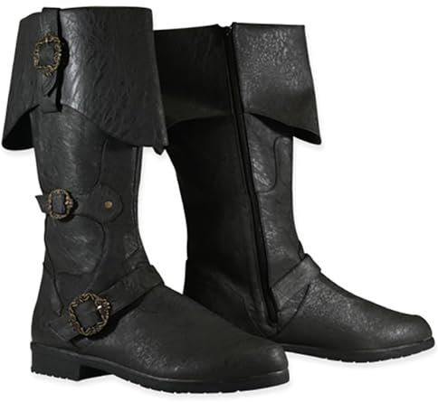 Scarpe medievali da pirata, stile retrò, stile nordico, nomadi, vichingo, guerriero, stivali rinascimentali gotici