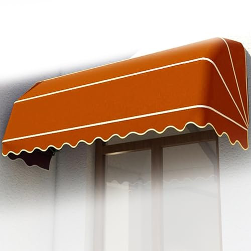 Verstellbare Höhe Klemmmarkise für Balkon Terrasse UV-beständig und wasserdicht Handkurbel einziehbare Aluminiumlegierung Outdoor Markise
