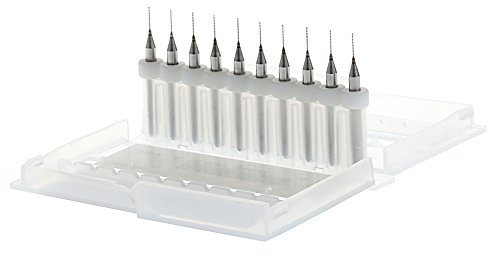 DIIOOMIEEU Lot de 10 forets à tige 0,4 mm