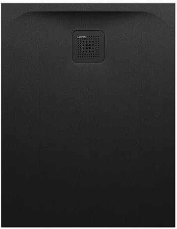 LAUFEN Pro Duschwanne, 900x700x33mm, superflach, H2169560800001, Farbe: Schwarz Matt