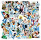 50Pcs Football Star Stickers, Soccer Player Messi Stickers, Vinyl Waterproof Graffiti Decals for Laptop Skateboard Travel Case, Teens and Adults