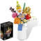 Flower Bouquet Building Set, 1070 Pcs Botanical Kit with Vase, Adult Gift
