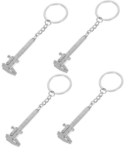 Healeved Schlüsselanhänger Aus Legierungsmessschieber Messwerkzeug Schlüsselanhänger Aus Zinklegierung Süßes Design