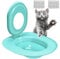 Cat Toilet Seat Training Kit | Cat Toilet Training System | Teach To Use | Reusable Trainer | Cats Toilet Trainer | Litter Box Trainér | Reusable Urinal Seat Potty | Hygiene For Potty Train