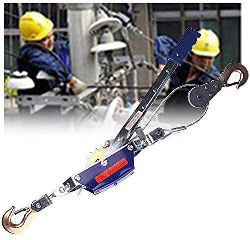 NGIRJKKLL Großer Wipp-Kraftabzieher, Ratschenabzieher, komfortabler Griff, Drahtseilanhänger, multifunktionaler manueller Spanner, 4 Tonnen // 77 (4 Tonnen)