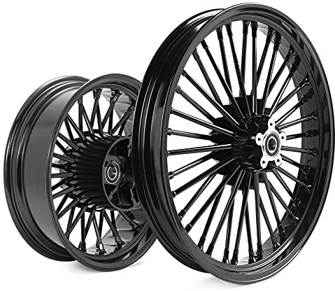 TARAZON 21x3.5 16x5.5 Schwarze Vordere und Hintere Räder Felgen Harley Touring 2009-2023 Road King Road Glide Street Glide Electra Glide Ultra Limited Ultra Classic