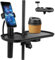 Gatuida Mic Stand Tray with Cup Holder Clamp Utility Shelf for Microphone and Phone Sturdy Design for Compact Studios Easy Installation and Space Saving Accessory