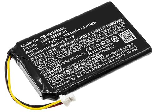 battery Suitable for Garmin 010-01211-01, 361-00056-01, Dash Cam 35