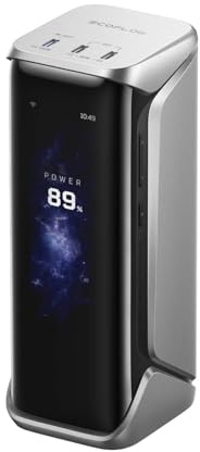 EcoFlow Rapid Pro X Powerbank 27650mAh 320W mit 3 USB C Anschlüssen, Laptop Powerbank 140W Ausgang, TFT-Farbdisplay, Tragbares Ladegerät für iPhone 17/16/15 Series, MacBook, Samsung, iPad, Steamdeck