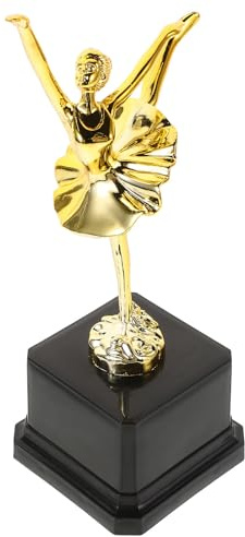 Outanaya Tanzpokal Kunststoff für Kleine Trophäe 20cm Hoch für Ballett und Lateinamerikanische Tanzwettbewerbe als Ehrenpreis