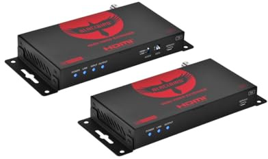 Monoprice Blackbird 4K60 Video Extender with HDMI over Coaxial Cable, up to 100 m, HDR10+, Dolby Vision, Bi-Directional IR Pass-through, Home Theater, DVD Player/BLU-Ray, Set-Top Box