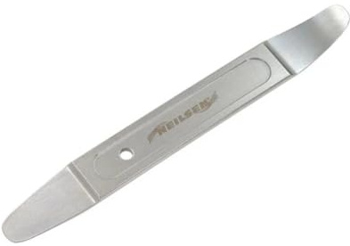 Neilsen CT6662 Metal Skin Wedge Tool Double Ended - Curved and Straight Tips SCM440 | Heat Treated Thin Tip | Ideal for Removing Trims, Panels, Fasteners, Clips, Gaskets & dashboards