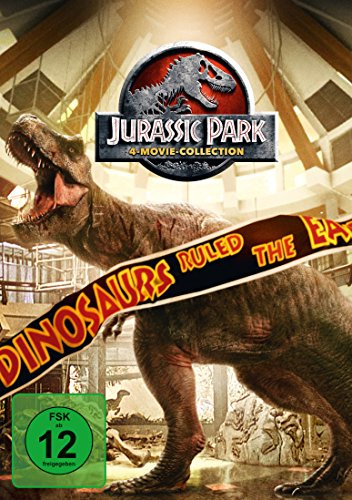 Jurassic Park 1-3 + Jurassic World 1 [4 DVDs]