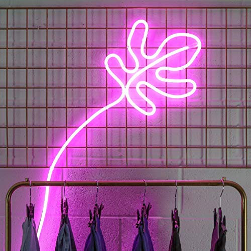 Festive Lights Innen/Outdoor LED Neon Flex Lichtschlauch – extrem biegsam – für kreative Lichtinstallationen – 6 Farben – 120 LEDs pro Meter – beliebige Länge bis 50 Meter (1m Rosa ohne Stecker)