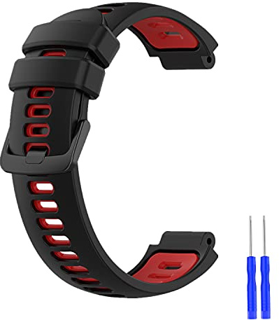 Ersatz Armband für Garmin Forerunner 220/230/235XT/735XT,Silikon Smartwatch Ersatzarmbänder für Garmin Approach S20