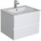 Meuble Salle de Bain 60 cm Suspendu Blanc Sorrento